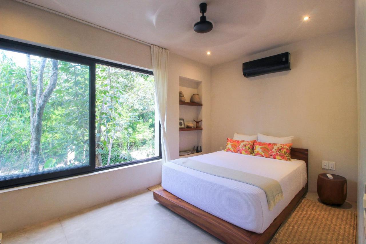 Elegant Boho Style Villa Jungle Views In Rooftop Deck & Outstanding Raw Pool In Holistika Tulum Luaran gambar