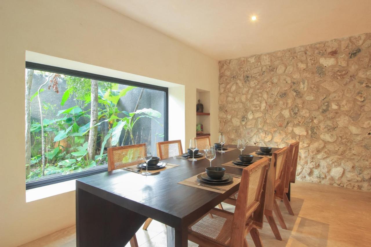 Elegant Boho Style Villa Jungle Views In Rooftop Deck & Outstanding Raw Pool In Holistika Tulum Luaran gambar