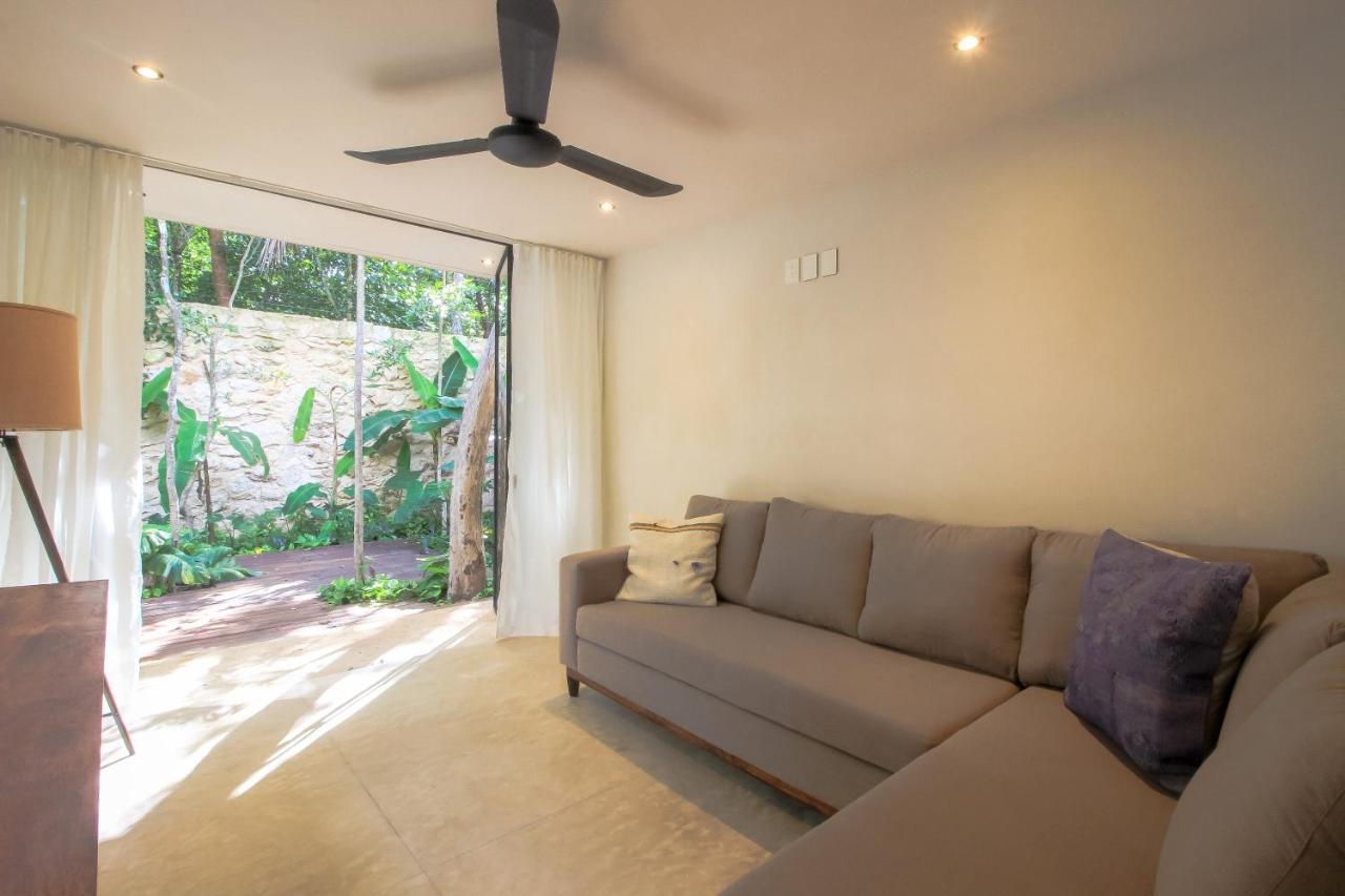 Elegant Boho Style Villa Jungle Views In Rooftop Deck & Outstanding Raw Pool In Holistika Tulum Luaran gambar
