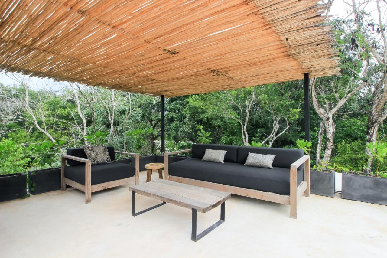 Elegant Boho Style Villa Jungle Views In Rooftop Deck & Outstanding Raw Pool In Holistika Tulum Luaran gambar