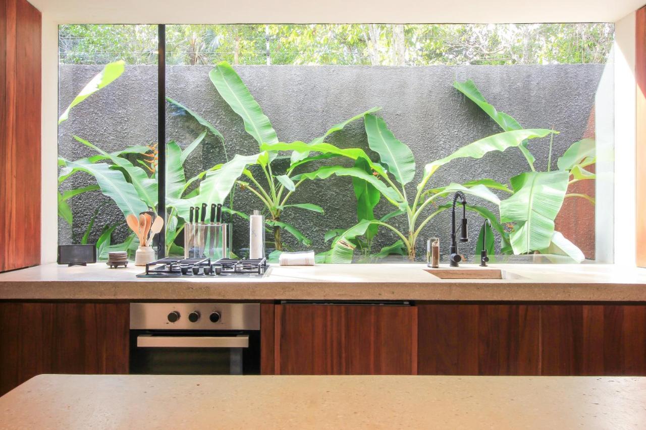 Elegant Boho Style Villa Jungle Views In Rooftop Deck & Outstanding Raw Pool In Holistika Tulum Luaran gambar